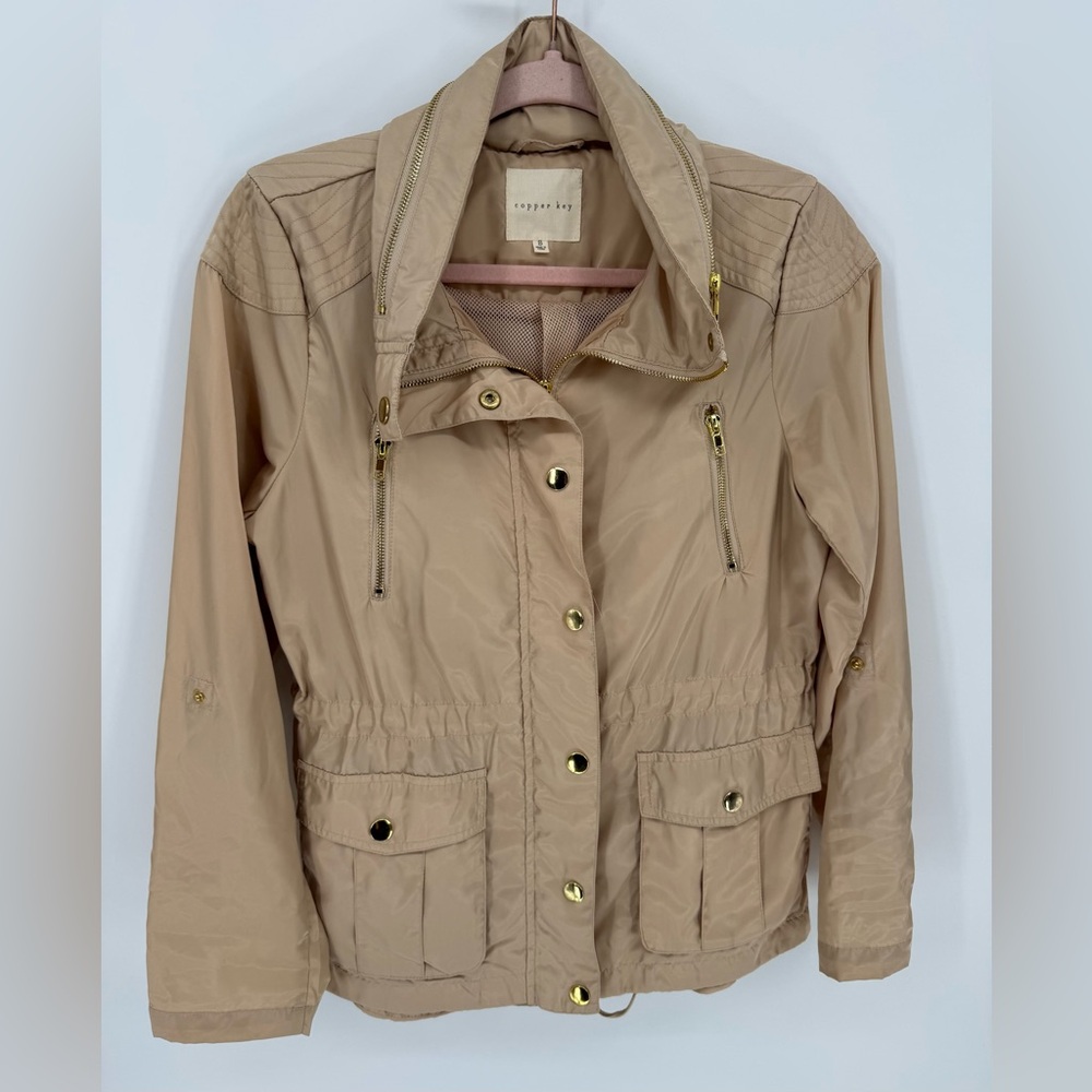 Copper Key Women's Smooth Hidden Hood Zip Up Jacket
